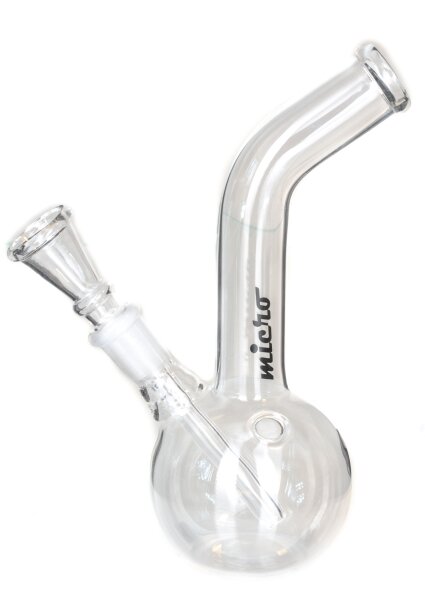 Micro Glasbong Bowl+Knick H 18 cm NS 14,5 D 22 mm