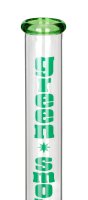 BamBamBhole Glasbong 18,8er H 46 cm gerader aufbau "Green Smoke"