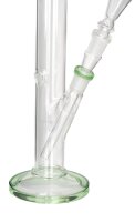 BamBamBhole Glasbong 18,8er H 46 cm gerader aufbau "Green Smoke"