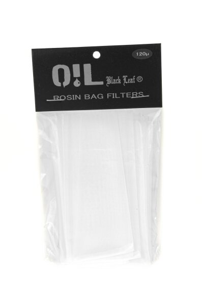 Oil Black Leaf Rosin Bag Filterbeutel 120µm M (110x50 mm) - 10er Pack