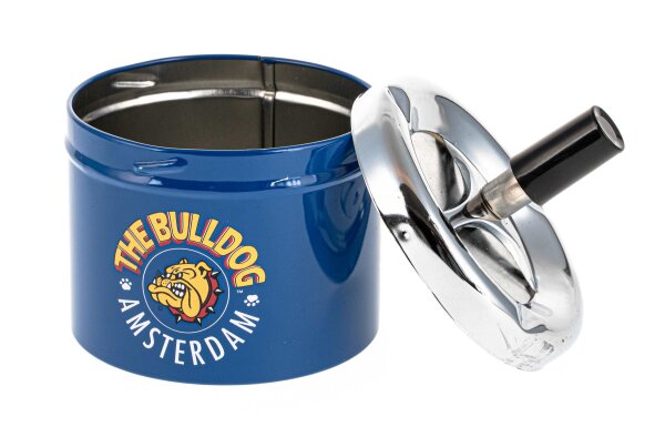 Schleuder Aschenbecher "Bulldog" D 10 cm - Blau