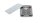 Metallpfeife Scheckkarte "Silver Palm Leaf" - Matt