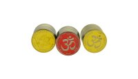 Grace Glass Grinder Pollinator - Om oder Ganescha D 40 mm versch. Farben