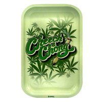 G-Rollz Rolling Tray - Cheech & Chong "Camo" Hanfblätter+Schrift - 17,5x27,5 cm - Small
