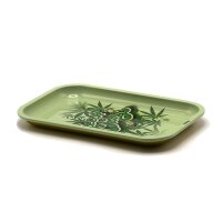G-Rollz Rolling Tray - Cheech & Chong "Camo" Hanfblätter+Schrift - 17,5x27,5 cm - Small