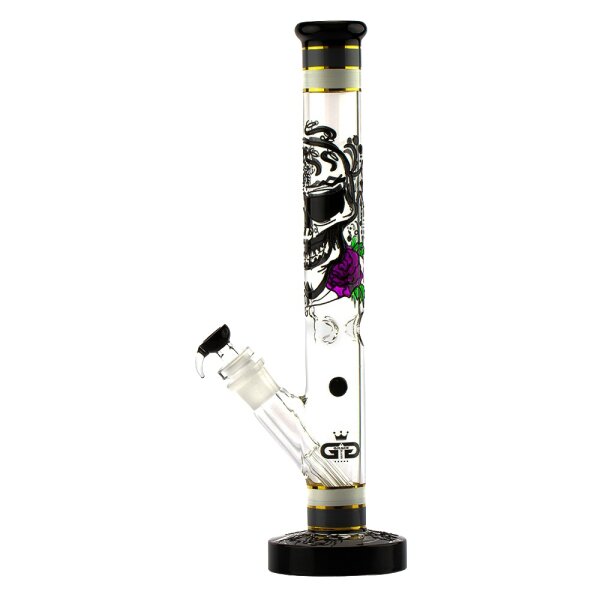 Grace Glass Glasbong - Hammer Series Heavy Black Death - 29,2er/18,8er H 48 cm D 51 mm