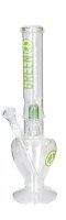 Greenline Glasbong 14,5er - mit Percolator - H 35 cm D 40 mm - ICE
