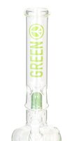 Greenline Glasbong 14,5er - mit Percolator - H 35 cm D 40 mm - ICE