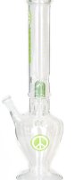 Greenline Glasbong 14,5er - mit Percolator - H 35 cm D 40 mm - ICE