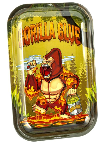 Rolling Tray "Best Buds Gorilla Glue" 27,5x17,5x2 cm - Small
