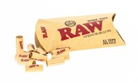 RAW Prerolled Tips Wide - Vorgerollte Filtertips - 21Stk.