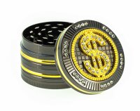 Champ High MetallPollinatorgrinder - Bling Bling Dollar - D 50 mm H38 mm 4Tlg.