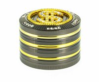 Champ High MetallPollinatorgrinder - Bling Bling Dollar - D 50 mm H38 mm 4Tlg.