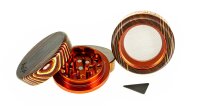 Black Leaf Pollinatorgrinder Holz/Metall D 60 mm H 60 mm - bunte Holzmaserung