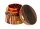 Black Leaf Pollinatorgrinder Holz/Metall D 60 mm H 60 mm - bunte Holzmaserung