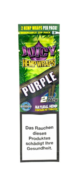 Juicy Hemp Wraps - Purple (Traube) - 2Stück