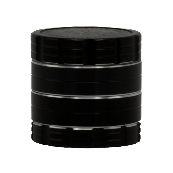 Grace Glass Pollinator Grinder - Ganesha, Om, Shiva Logo - Schwarz - D 50 mm