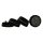 Grace Glass Pollinator Grinder - Ganesha, Om, Shiva Logo - Schwarz - D 50 mm