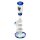 Thug Life Glasbong 18,8er - 4x Percolator (Honeycomb, Showerhead) - H 36 cm D51 mm - Blau - ICE