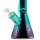 Amsterdam Glasbong 18,8er auf 14,5er - Heavy Leaf Series - Erlenmeyer - H 32 cm D 40 mm WS 5 mm - Regen