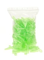 Reaktionsgefäß 1,5ml mit Deckel - 100er Pack - Transparent/Grün