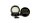 Pollinatorgrinder 4tlg. - Stop Wars - D 50 mm - Schwarz