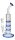 Heisenberg Glasbong 18,8er - DUDE 2x HoneyComb 1x Cutter-Percolator - H 27 cm D 40/17 mm WS 4 mm - Blau
