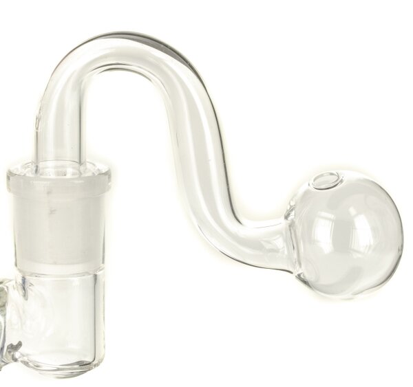 Glas Öl Adapter Aufsatz Kugel, gebogen NS 14,5
