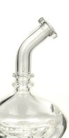BamBamBohle Öl Glasbong mit Nagel 18,8er Male - Recycler - H 18 cm - Klar
