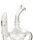 BamBamBohle Öl Glasbong mit Nagel 18,8er Male - Recycler - H 18 cm - Klar