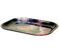 Rolling Tray "Dj Cat / Pussy Vinyl" - 18x14x1 cm - Mini