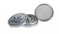 Space Pollinatorgrinder - Ghodt- 100 mm - mit Logo - Silber