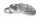 Space Pollinatorgrinder - Ghodt- 100 mm - mit Logo - Silber