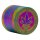 Grace Glass Pollinatorgrinder 4tlg. - Rainbow Hanfblatt+Amsterdam Schriftzug - D 40 mm H 35 mm