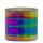 Grace Glass Pollinatorgrinder 4tlg. - Rainbow Hanfblatt+Amsterdam Schriftzug - D 40 mm H 35 mm