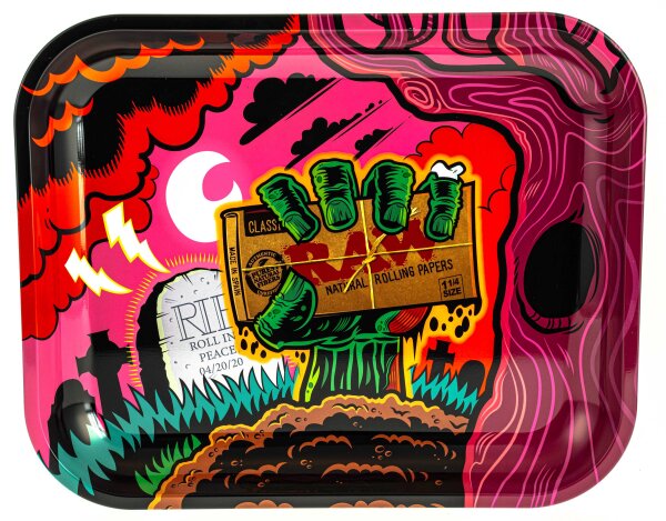 RAW Rolling Tray "RAW Zombie" 34x27,5 cm - Medium