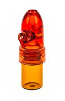 Dosierer/Portionierer Acryl - dunkle Flasche, mittel - versch. Farben - L 5,5 cm