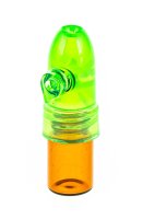 Dosierer/Portionierer Acryl - dunkle Flasche, mittel - versch. Farben - L 5,5 cm