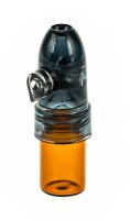 Dosierer/Portionierer Acryl - dunkle Flasche, mittel - versch. Farben - L 5,5 cm