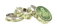 Black Leaf Pollinatorgrinder - all over print - Dollar/Pyramide - D 54 mm H 46 mm
