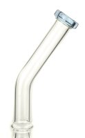 Black Leaf Öl Glasbong - Inline Percolator Lila & Banger - 14,5er H 27 cm D 46/22 mm - Lila Glasverzie