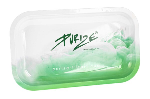 Purize Rolling Tray - Smoke Design - 27x16x2,5 cm - Small