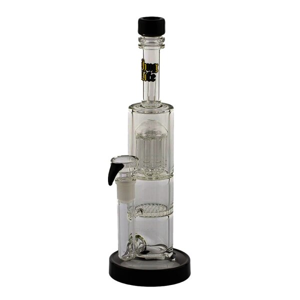 Thug Life Glasbong 14,5er - Multi Percolator Black - H 28 cm D 22 mm