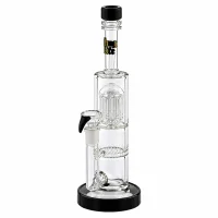 Thug Life Glasbong 14,5er - Multi Percolator Black - H 28 cm D 22 mm