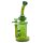 Grace Glass Glasbong 14,5er - Barrel Series Green - Matrix Percolator - H 25 cm - Grün