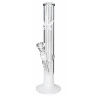 Glasbong "Sand Leaf" - H 36 cm D 22 mm NS 14.5