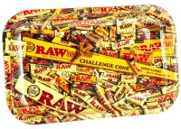 RAW Rolling Tray "RAW Mix Products" 27,5x17,5 cm - Small