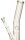 G-Spot Glasbong "Eiszylinder" ohne Panzerschliff H 40 cm D 48 mm