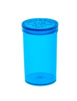 Kunststoffdose mit Pop Up Deckel - 70ml D 42 mm H 70 mm - Blau