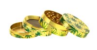 Pollinator Grinder "Hanfblätter" D 50 mm - Gold
